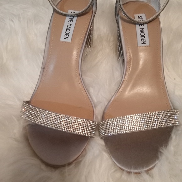 Steve Madden brand new rhinestone 9.5 block heel - Picture 5 of 16